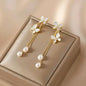 White Gold Alloy Earrings for Women