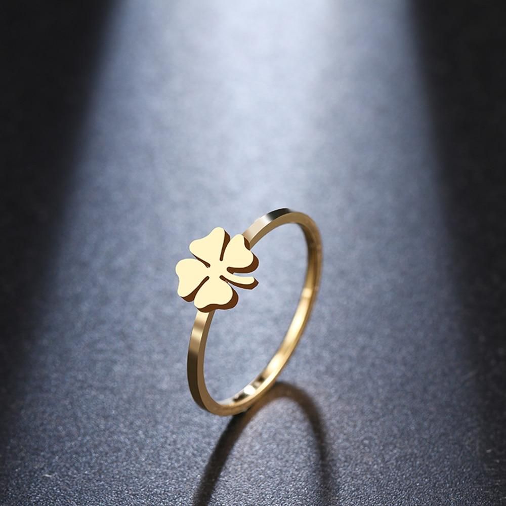 Trendy Clover Ring for Women & Girls