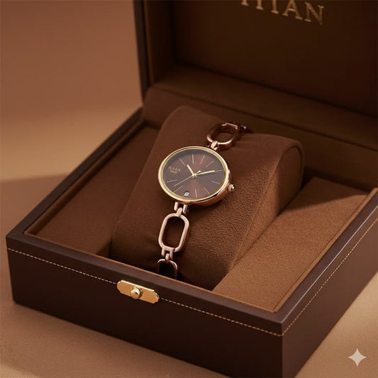 Women's Quartz Watch & Jewelry Set – Silicone Strap