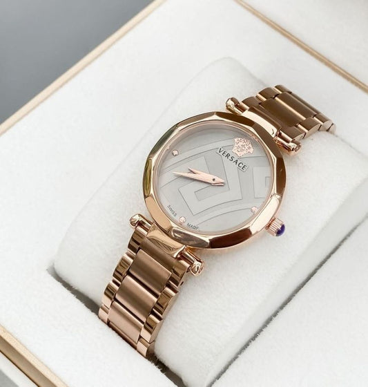 Women's Silver Magnetic Chain Watch
